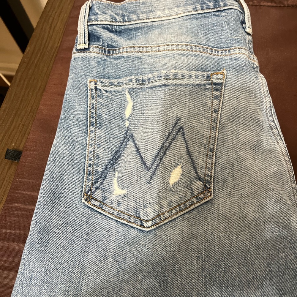 Only worn once Mother Superior button up blue jeans